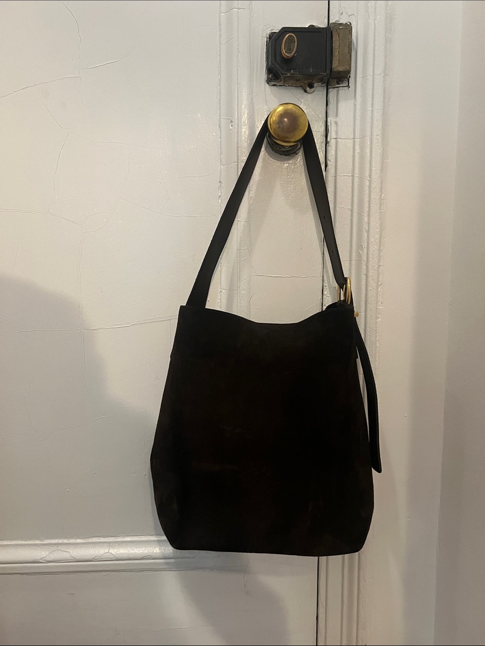 Madewell essential bucket suede bag - Picture 3 of 4